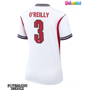 Anglie Nico O'Reilly #3 Dámské Domácí Dres MS 2026 Krátký Rukáv Anglie Nico O'Reilly #3 Dámské Domácí Dres MS 2026 Krátký Rukáv